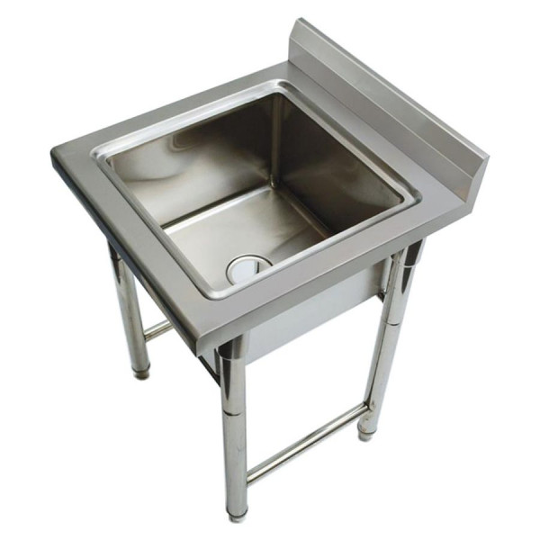 Ванна моечная с бортом нерж.VA-ST145A, размеры: 600*650*850+100 мм в Москве