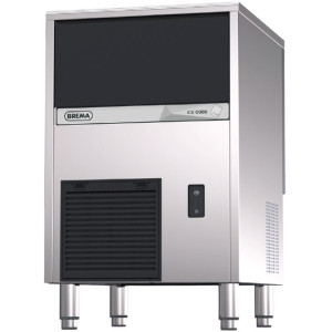 Льдогенератор для кускового льда,  38кг/сут, бункер 16.0кг, вод.охлаждение, корпус нерж.сталь, форма \"кубик\" A, R290 в Москве