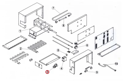 Клапан электромагнитный (соленоидный) 74310130 для печи электрической т.м. MORETTI FORNI серии P