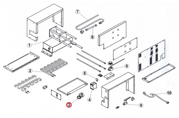 Клапан электромагнитный (соленоидный) 74310130 для печи электрической т.м. MORETTI FORNI серии P в Москве