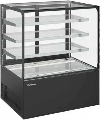 Витрина холодильная серии KC71-130 VV 0,9-2 (открытая, фронт оргстекло) (9005)