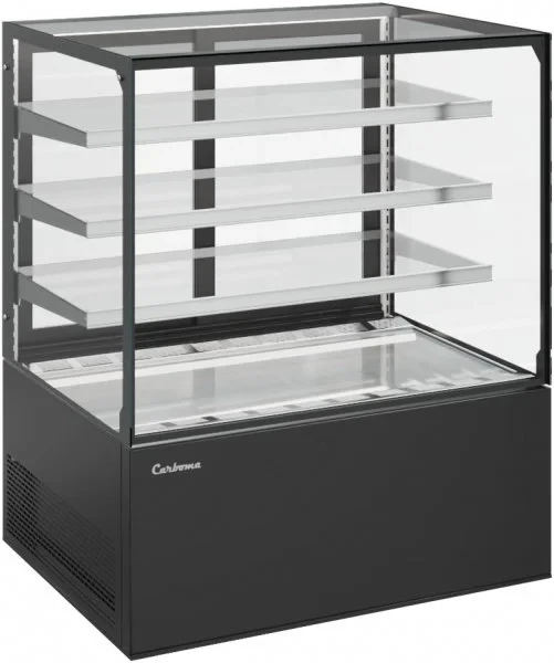 Витрина холодильная серии KC71-130 VV 0,9-2 (открытая, фронт оргстекло) (9005) в Москве