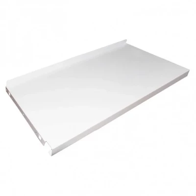 Полка прямая (L=1000, G=370, T-ST 01371000, глянец, RAL 7035)