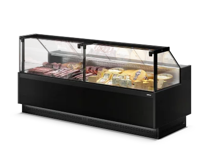 Витрина холодильная Dazzl серии Galaxy 080 Plug-in 190 вентилируемая прессервы