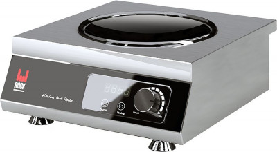 Плита индукционная Rock Kitchen IOV3500 WOK  WOK плита, 424x356х140 мм, 3,5кВт, 220В, 5,2 к