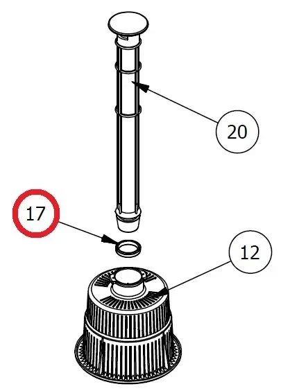 Прокладка 00017178 для машины посудомоечной т.м. Vortmax серии DDM в Москве