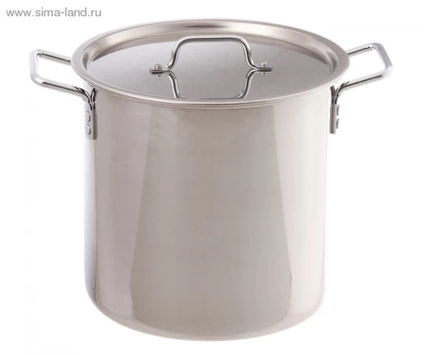 Кастрюля Катунь КТ-ОБ-31 В, сварная клепанные ручки 30 л, d 350 мм, h 360 мм в Москве