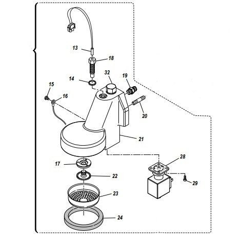 Комплект для тех.обслуживания помпы E61 F18 2-3GR, Sanremo, арт. KITGRUPPOF18 в Москве