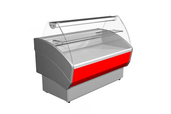 Витрина холодильная серии G85 SM 1,2-1 (ВХС-1,2 Полюс ЭКО) RAL 9006, 3020 в Москве