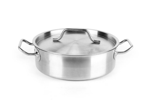 Кастрюля нерж с тройным дном 400х150мм объем 18L с дв.ручками, 101328 (Viatto) в Москве