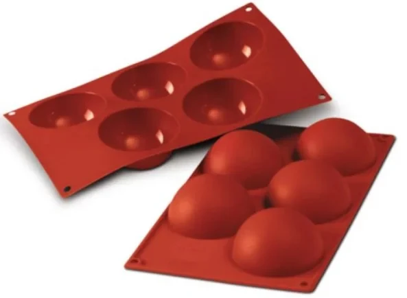 Форма силиконовая Silikomart SF001 "Полусфера" d-80мм,h-40мм в Москве