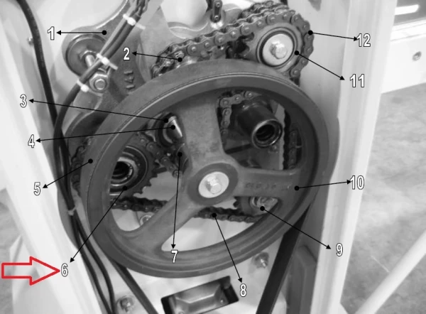 Звёздочка 0514004 для машины тестозакаточной т.м. WLBake, мод. BF в Москве