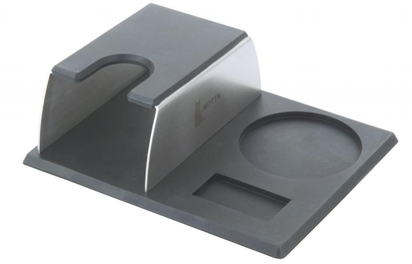 Подставка для темпера и портафильтра металлическая Motta, черная в Москве