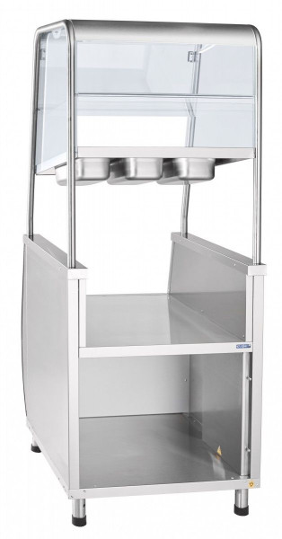 Прилавок для столовых приборов Abat ПСПХ-70Т, нерж., с хлебницей в Москве