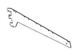 Кронштейн (комплект) (G=470, T-BS 01000470, глянец, RAL 9003) в Москве