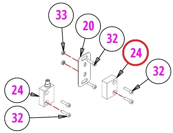 Датчик двери TH0260220054 для машин сушильных т.м. TOLON в Москве