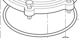 Кольцо уплотнительное 402325000F для кофемашины т.м. La Cimbali, серии М200 в Москве