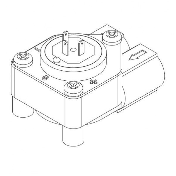 Расходометр объемный 1/4" 4 магнита, Sanremo, арт.10112492A в Москве