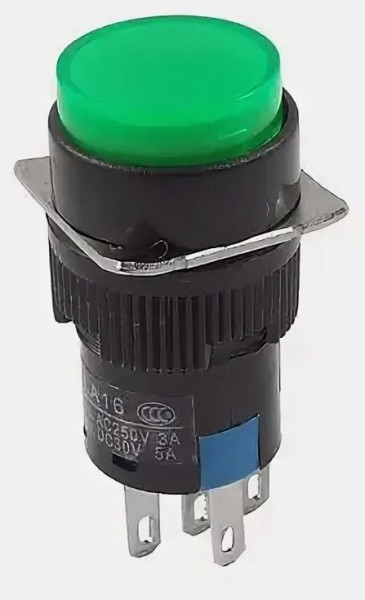 Кнопка пуск (зелёная) SPDT 12V DC в Москве