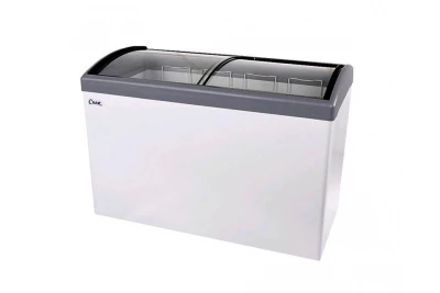Ларь морозильный "СНЕЖ" МЛГ 400 (серый)