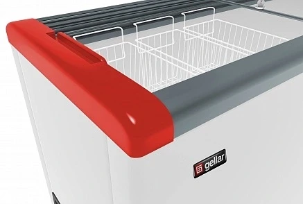 Ларь низкотемпературный Gellar серии CLASSIC, FG 600 C, красный v25 в Москве