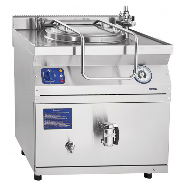 Котел пищеварочный Abat КПЭМ-60/7 Т с цельнотянутым сосудом, слив. Кран, без миксера, нерж. в Москве