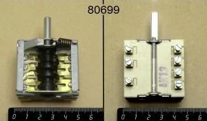 Переключатель 80699 режимов 4 позиции 16 А (EGO 49.24215.000) для витрины ВН-4.3