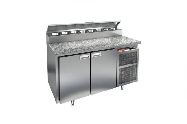 Стол охлаждаемый высокотемпературный тип HT модель PZ2-11/GN (камень) для пиццы в Москве