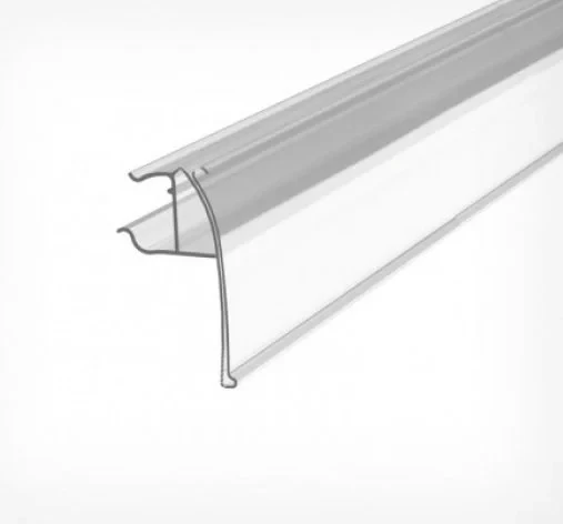 Ценникодержатель для полок из металлических прутьев FRW39, L=1250, цвет прозрачный в Москве