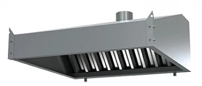 Зонт вытяжной ЗВП Ш (L=1200, S=700, H=350)