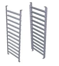 Направляющие для гастроёмкостей в комлекте KGRL1289B для пароконвектомата газового мод. XV-813-G