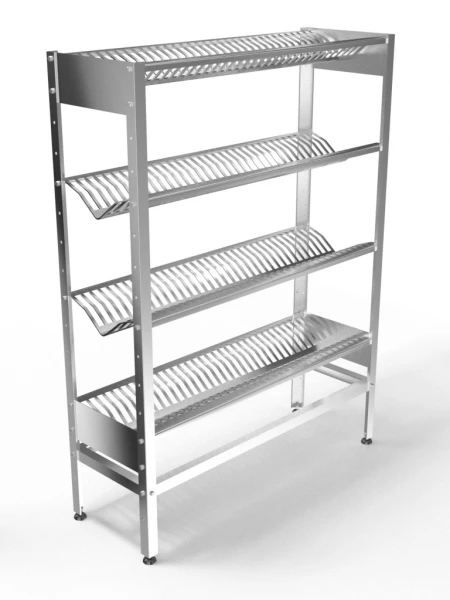 Стеллаж для сушки тарелок серии СКТ 4/870/280/1600-с+ (GP) в Москве
