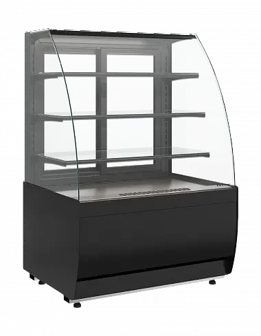 Витрина холодильная Carboma серии K70 VM 0,9-1 LIGHT (версия 2.0) (9005) в Москве