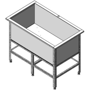 Ванна котломоечная Assum ВКС-П-1/700/1450 (1550х800х850) в Москве