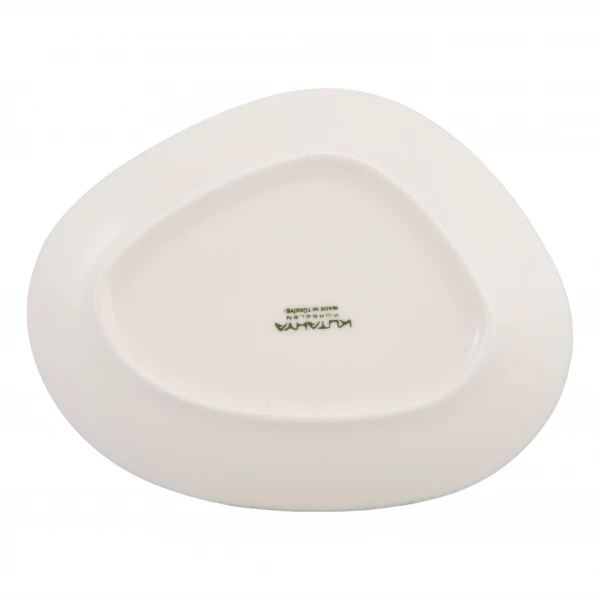 Тарелка KUTAHYA серии Greenness BNGLX30DU890667, плоская ассиметричная без полей , d30см, h3см в Москве