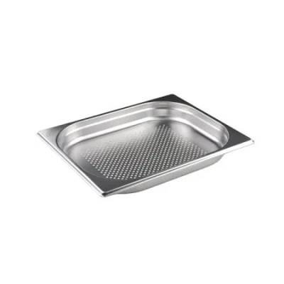 MGsteel Гастроемкость 1/2  h=40 мм. 2 л. нерж. перфорир. d=4 мм. /1/6/12/