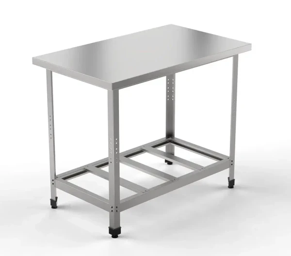 Стол произв. Eksi серии СПОП 1500/600-с ("Стандарт", полка-решетка-1шт., расст. м/у реш. 200мм) в Москве