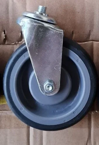 EKSI Колесная опора для тележки покупательской TPR 125мм, один.подшипник в Москве