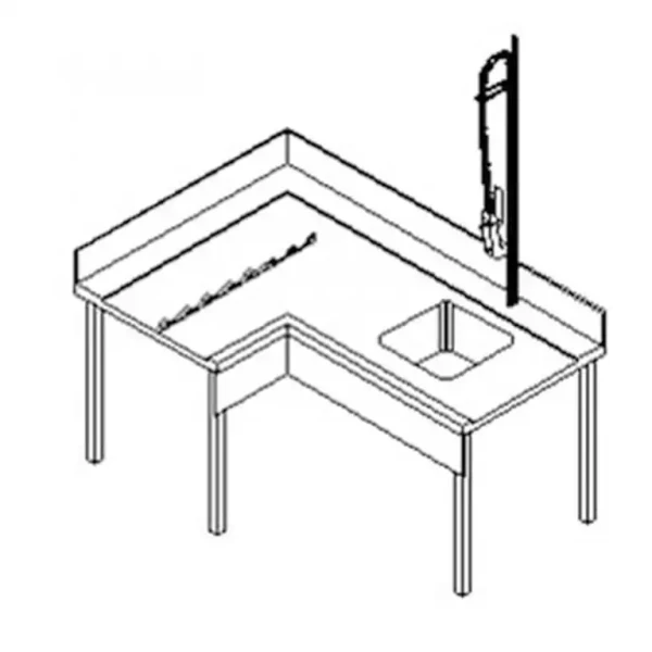 FAGOR IND, S. COOP. LTDA. Стол MCFD-1000 I для посудомоечной машины FI 460 R в Москве