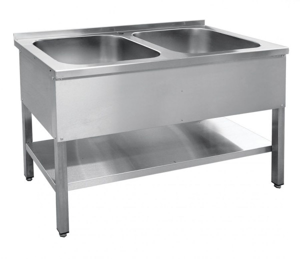 Ванна моечная Abat ВМП-6-2-5 РН  2-х секционная, нерж. разб. в Москве