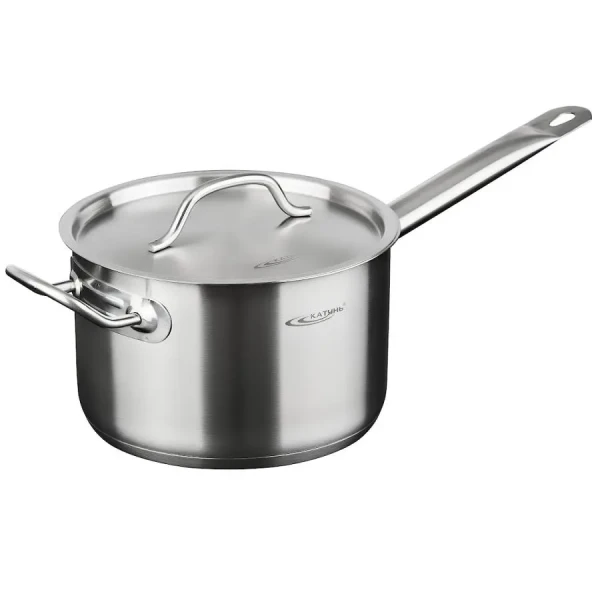 Сотейник КТ-ОБ-КК-24 (Общепит-Шеф, 6,3л, с/кр, 24х14,5см, ТРС, с двумя ручками) Катунь в Москве