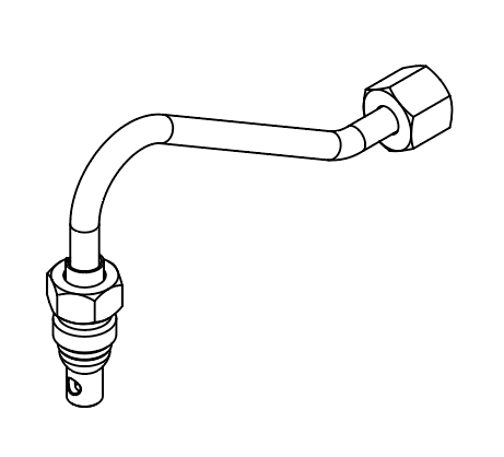 Трубка подачи воды в сборе ( прямое соединение ), Sanremo, арт. 10004587 в Москве
