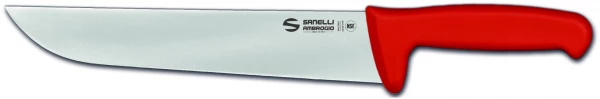 Нож Sanelli Ambrogio серии Supra Colore, 4309026, для мяса 260 х 46 мм, красный в Москве