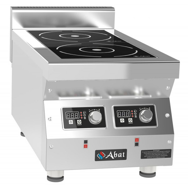 Плита индукционная Abat КИП-27Н-3,5 2-х конф. в Москве