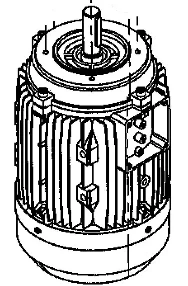 Электродвигатель привода вращения спирали 05.00.00043 для тестомеса т.м. Effedue, мод. M60 UNIMIX в Москве