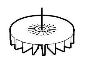 Крыльчатка вентилятора 89214 для ручного миксера (гомогенизатора) т.м. Robot Coupe серии Micromix