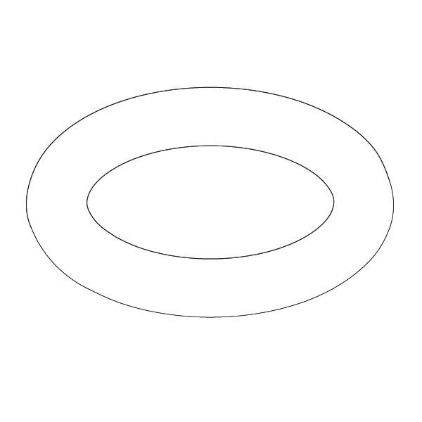 Уплотнительное кольцо D9X2,2, арт. 10505090A в Москве