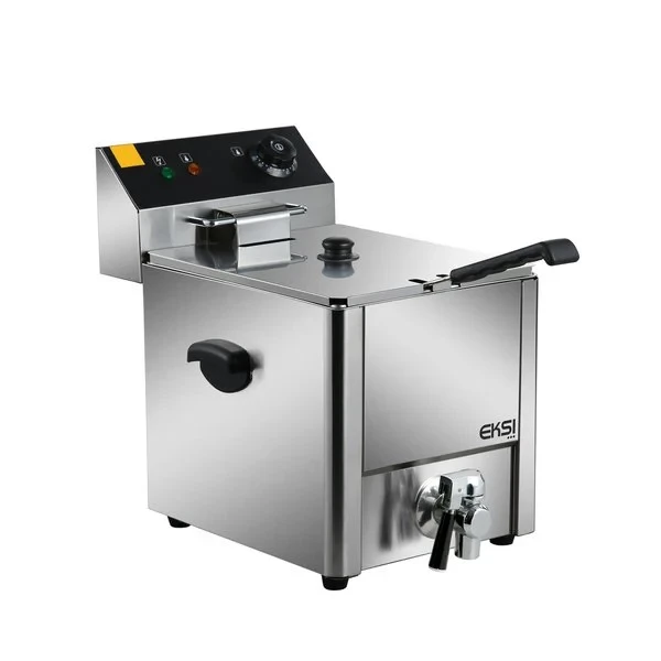 Фритюрница EKSI серии HEF-8L, с краном в Москве