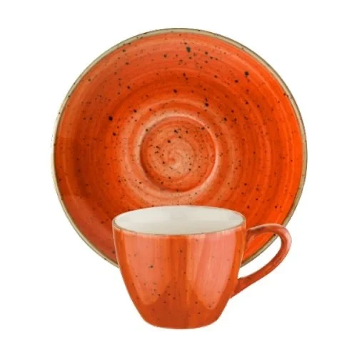 Bonna TERRACOTA AURA Чашка с блюдцем ATC RIT 01 KFT (80 мл, терракотовый) в Москве