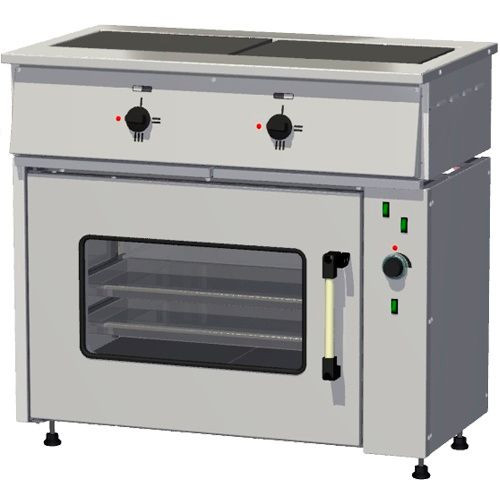 Плита электрическая Тулаторгтехника ПЭ-0,24Мт-011 (жарочный шкаф, ТЭН, черн. мет. камера, стекло) в Москве